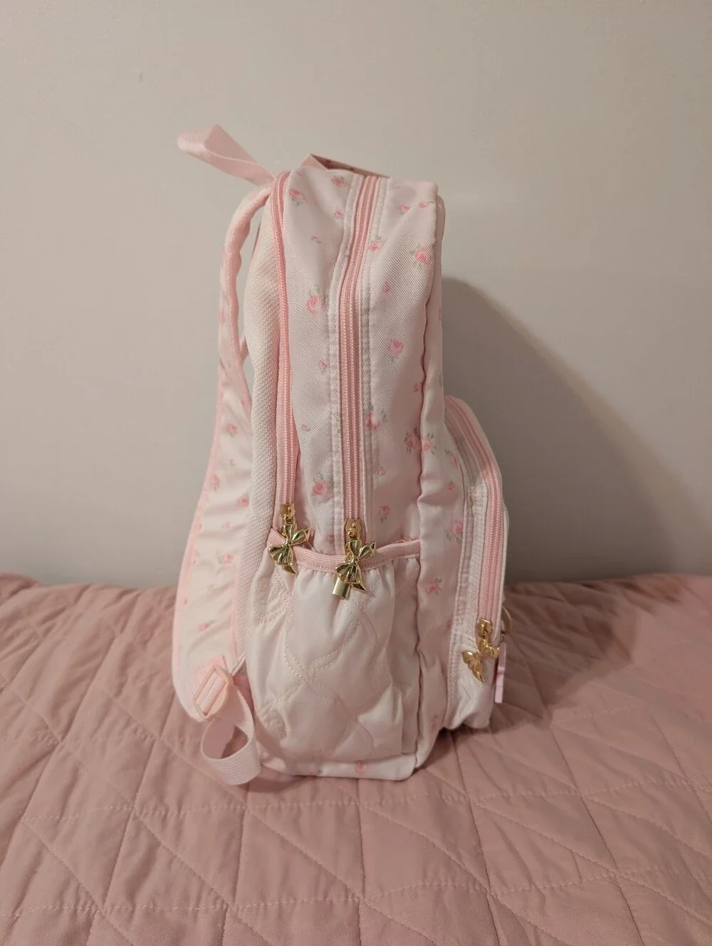LoveShackFancy Backpack Yoobi Target Exclusive Floral Pink
